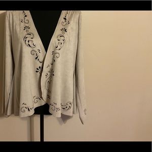 Soft surroundings open cardigan size M NWT